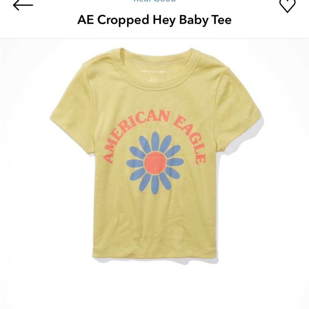 American Eagle Cropped Baby Tee